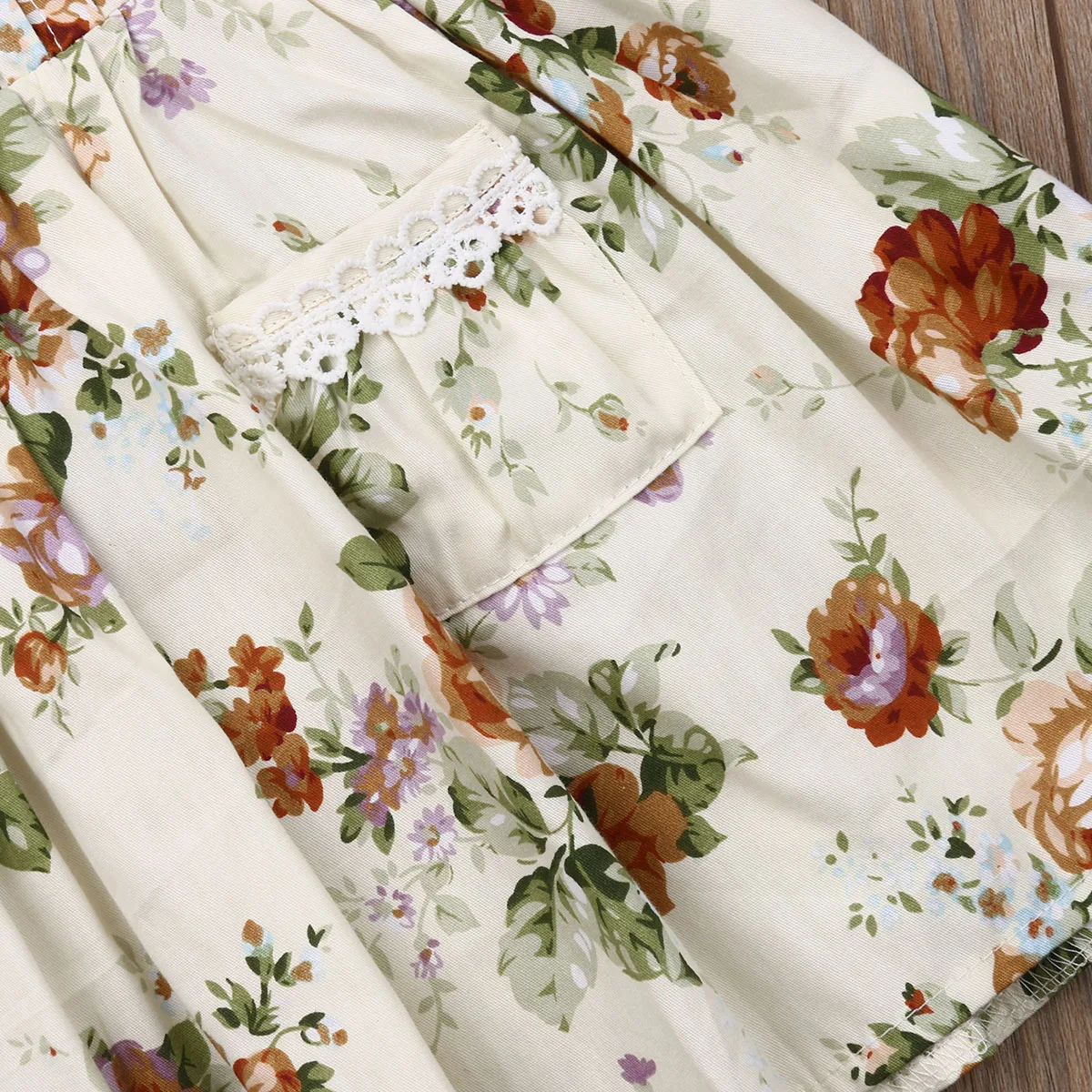 Новинка Комбинезон с цветочным рисунком для маленьких и больших сестер Платье