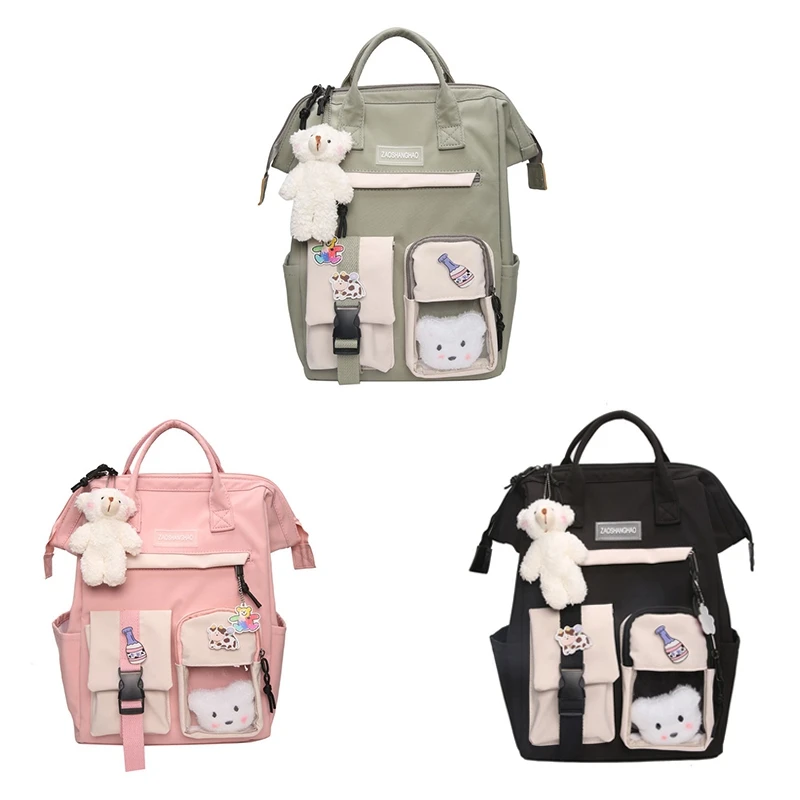 

Backpack Waterproof Backpacks Fancy High School Bags for Teenage Girl Cute Travel Rucksack