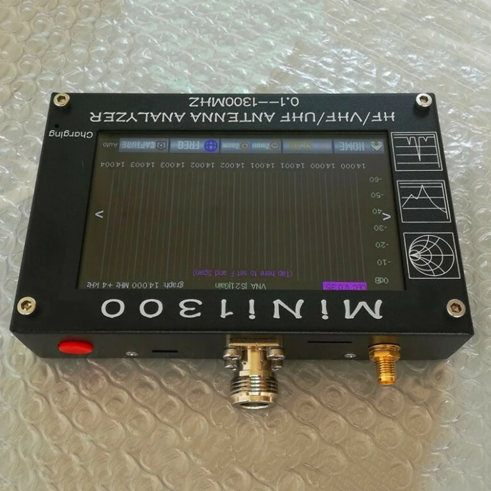 Новинка и высокое качество Mini1300 4.3In LCD 0 1 1300MHz HF/VHF/UHF ANT SWR антенна анализатор