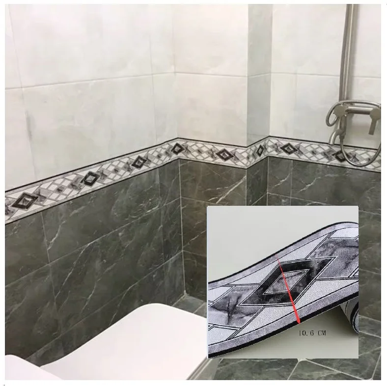 Наклейка на талию Настенная для кухни ванной туалета водонепроницаемые обои с