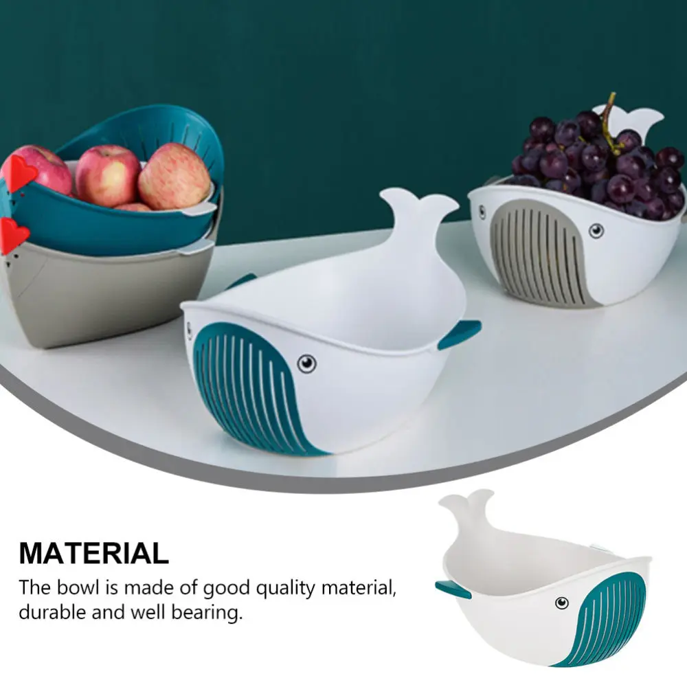 

1pc Multifunctional Vegetable Washing Drying Basket Kitchen Fruit Drainer Basket