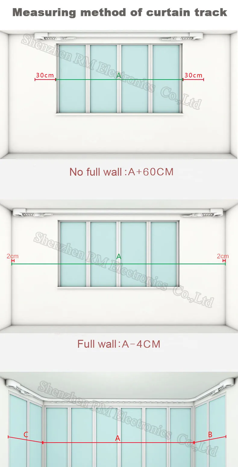 2,1 m~ 2,5 m Супер Довольно Электрический Шторы трек для Xiaomi Aqara мотор, B1 мотор, дуя мотор, Шторы рельс Системы для умного дома