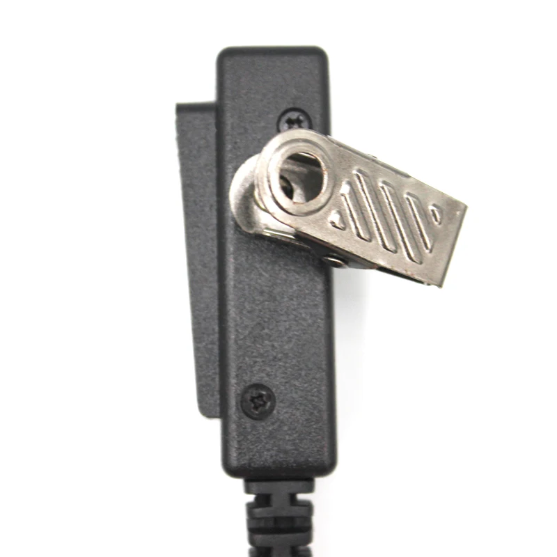 2 Pins D Ring Earpiece Walkie Talkie Headset PTT for Kenwood Puxing Wouxun Baofeng ​UV-5R/5RA/5RA+ Quansheng HYT Two Way Radio