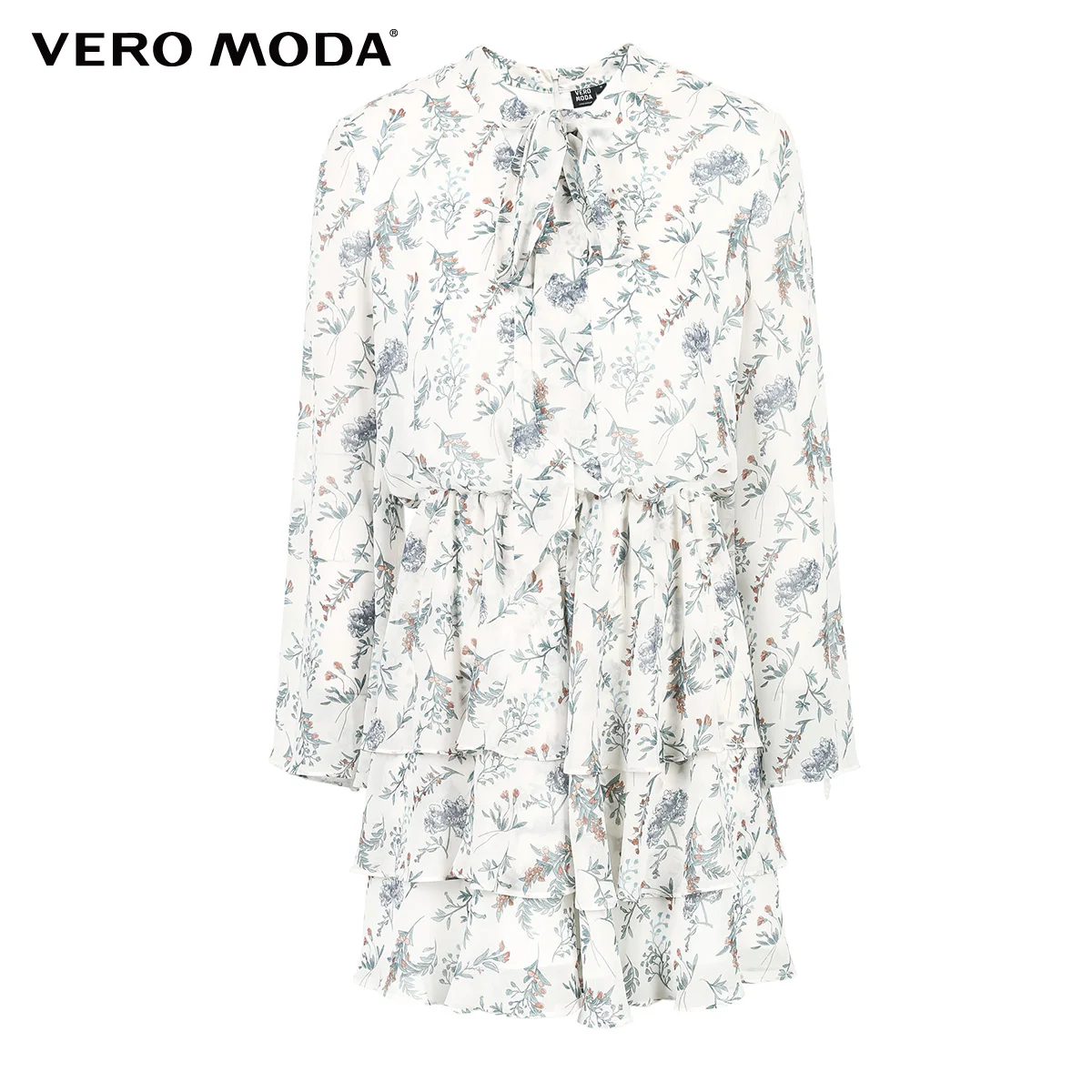 

Vero Moda Women's Plant Print Ruffled Lace-up Jumpsuit | 319378511