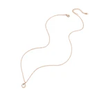 Ожерелье Mavis Hare с цепочкой из нержавеющей стали в форме капли, с кристаллами, подарок на день матери