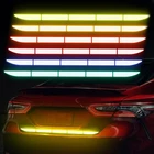 Светоотражающая предупреждающая полоса на багажник автомобиля для Ford Focus 2 3 Fiesta Mondeo Kuga Citroen C4 C5 Skoda Octavia Rapid Superb