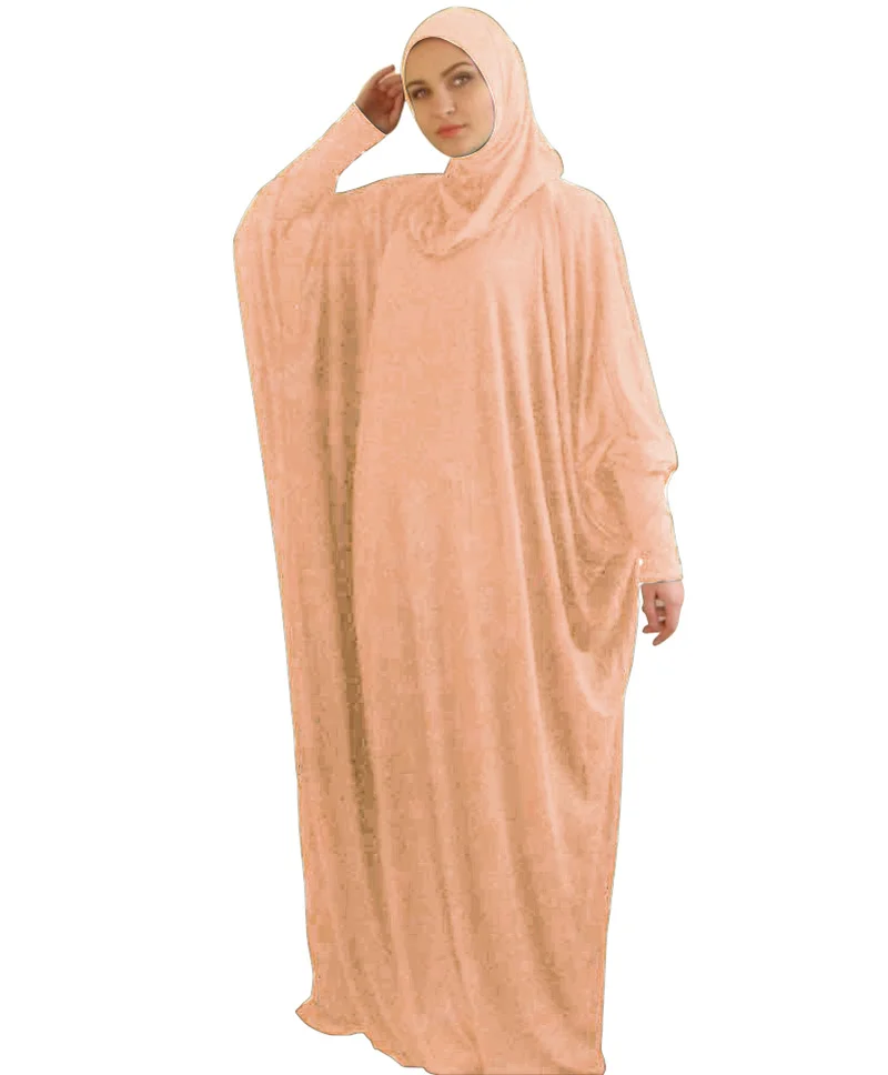 Мусульманская молитвенная одежда химар женский хиджаб платье Исламская Дубай