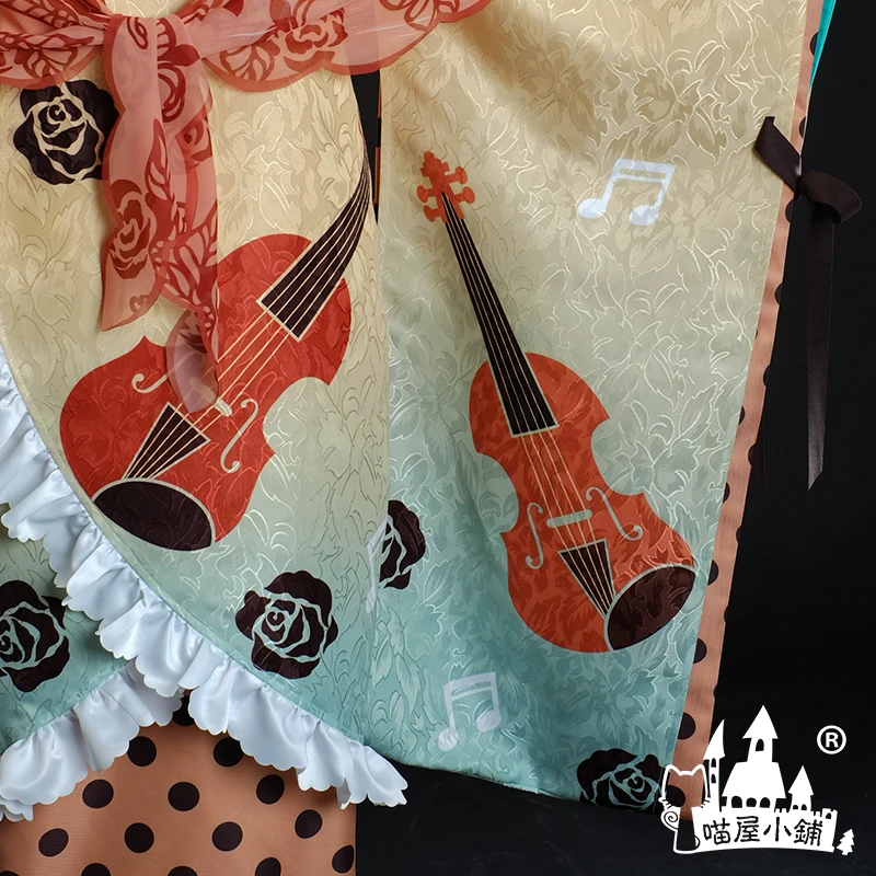 COSMART Rozen Maiden Канария канариэвонгель 15-я годовщина Taisho кимоно искусственное платье