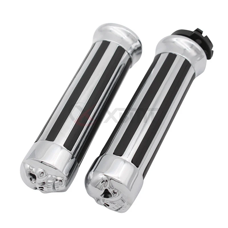 Ручки с черепом для мотоцикла Yamaha V Star 400 650 950 XVS400 XVS650 XVS950 XVS1100 Classic/Custom 1 дюйм 25