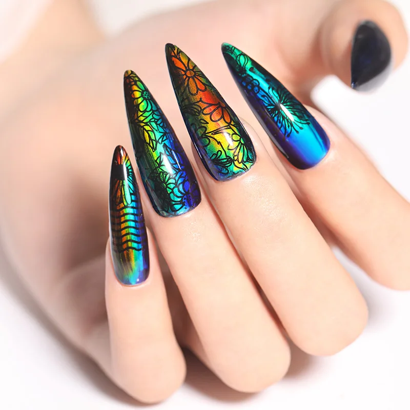 1 коробка 2 г 12 цветов изменяющих цвет Жидкий Гель лак термочувствительный жидкий