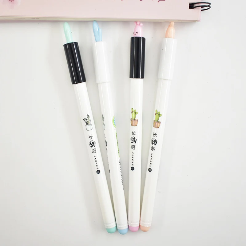 Милые стираемые ручки 0 5 мм креативные гелевые кавайные нейтральные для детей