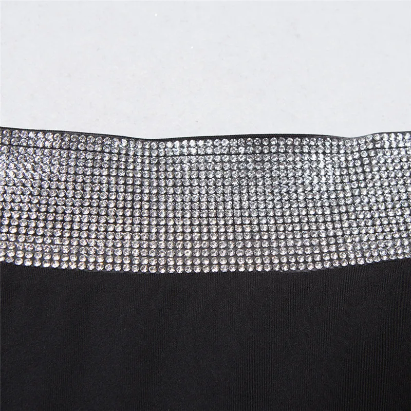 

Hjwsfdcai Women's Tube Top Bra Set Padless Wireless Swimming Sports Bra Super Sexy Rhinestone Bra Panties High Waist Panties