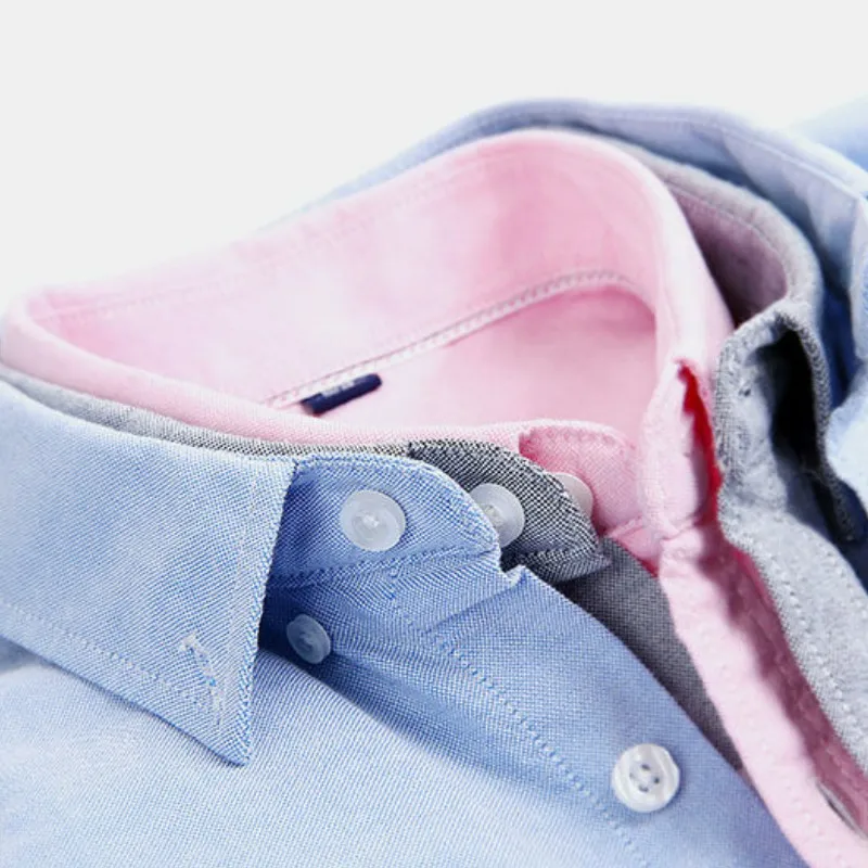 

Men Shirts Simple Single Breasted Slim Basic Top Shirt for Man Solid All-match Classic Outwear Oversize High Quality Chic Daily