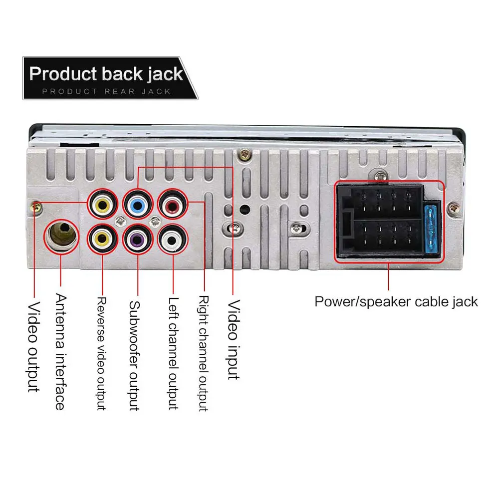 

4.1 Inch Multimedia MP5 Player USB AUX Bluetooth DC12V Car MP5 FM Radio Player HD Vedio Reverse Image