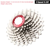 11 28t 32t 34t 36t speed bike cassette with 7075 aluminum alloy cap lightweight road hollow out flywheel accessories