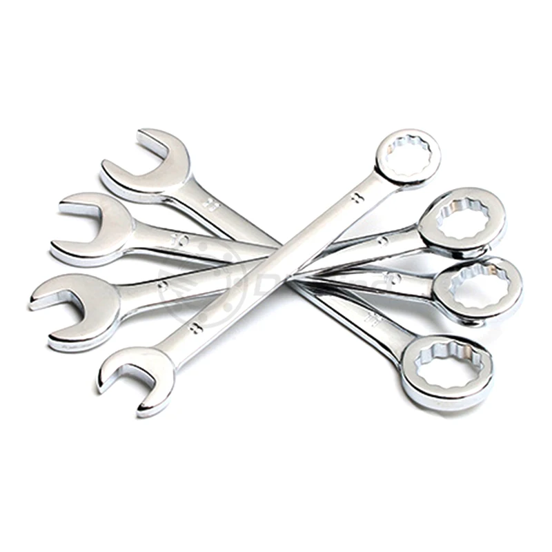 10pcs metric / British Mini mirror throw open-end wrench box set pocket polishing solid and durable | Инструменты