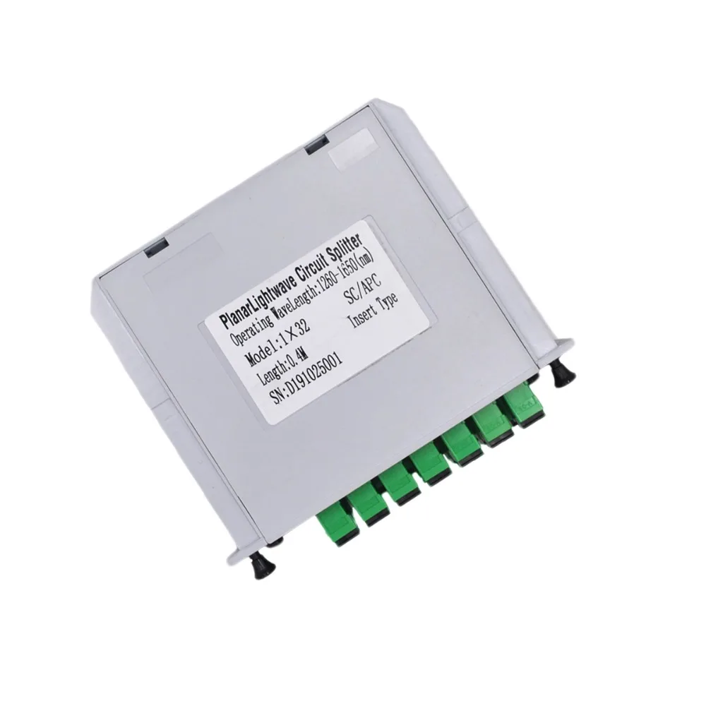 Волоконно-оптический сплиттер FTTH 1*32 SC/APC 1x32 оптический ПЛК кассета карточная