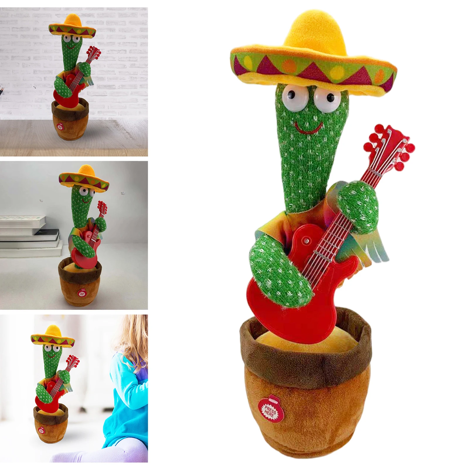 

Игрушка, пение, искусственный кактус, плюшевая игрушка, музыкальная мягкая плюшевая игрушка для детей