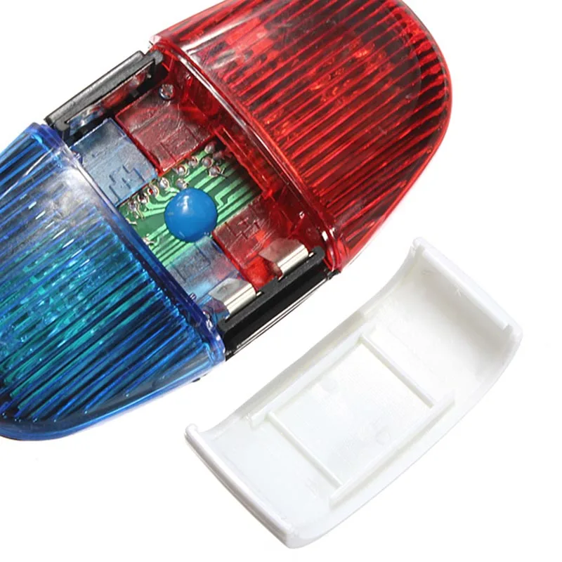 

Bicycle 6 Flashing LED 4 Sounds Police Siren Trumpet Horn Bell Bike Rear Taillight Waterproof MTB Road Bike Tail Light