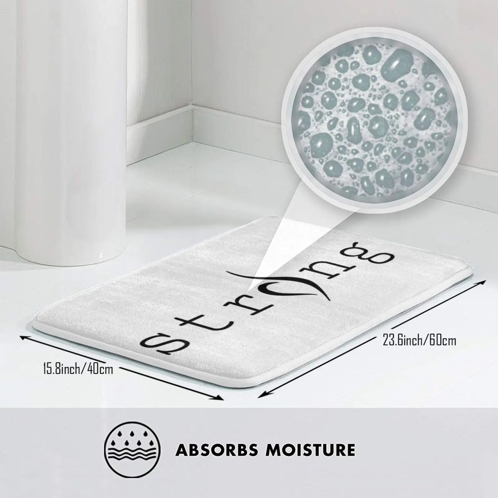 Прочный коврик Neda ковер Противоскользящий для входной двери в спальню