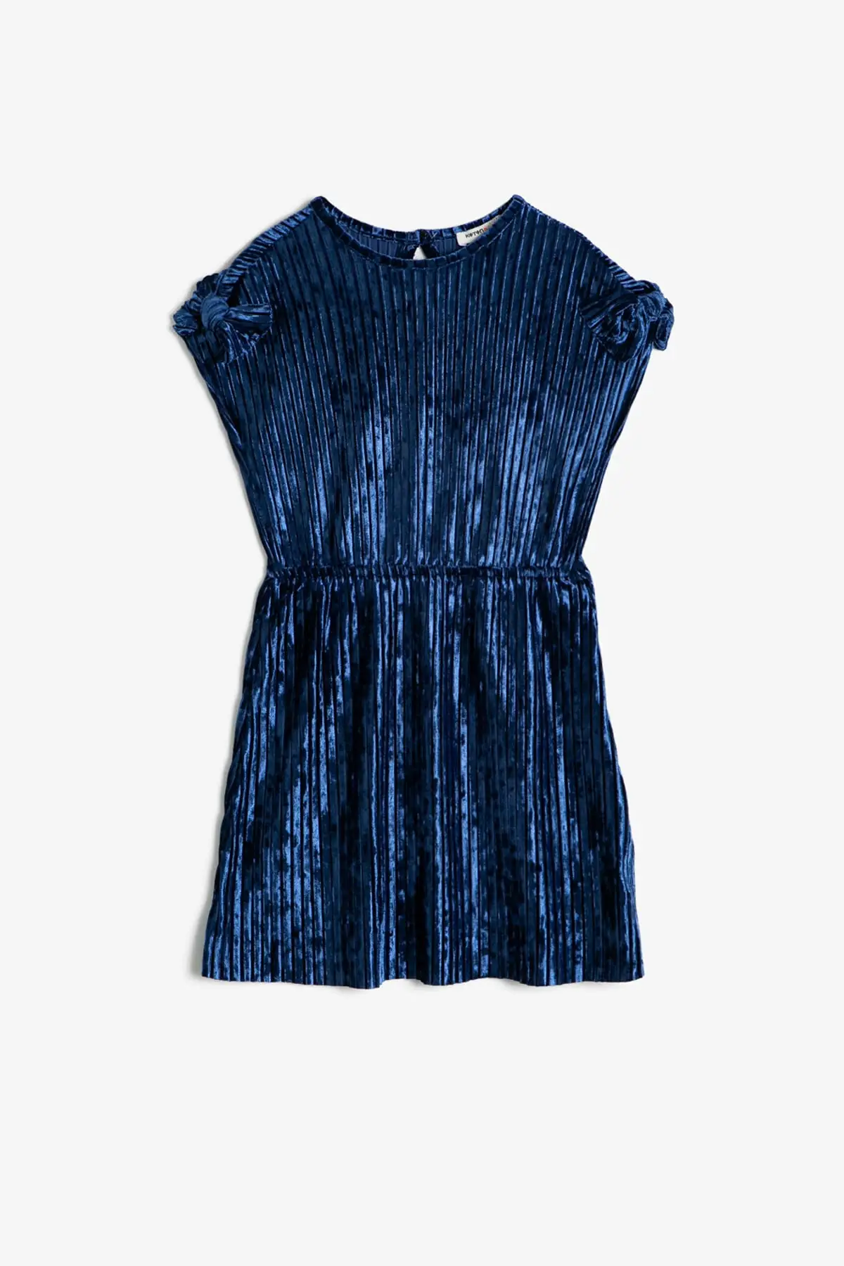 Детское бархатное платье темно синего цвета Koton|Женские платья| |