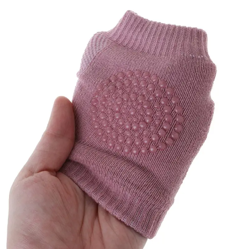 

1 pair of baby knee pads anti-skid safe crawling training children's elbow pads, material: blended cotton