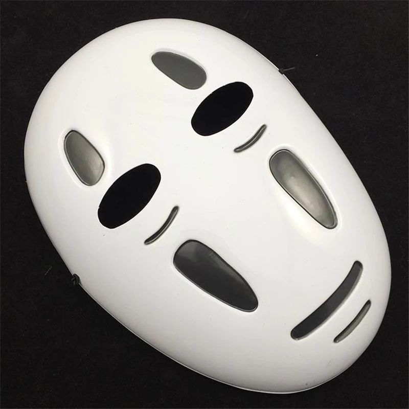 ANGRLY Style Miyazaki Spirited Away No-Face Mask Faceless Cosplay helmet fancy Anime Halloween party Costume japanese masks Toys | Дом и сад