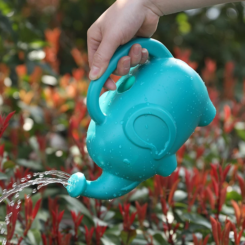 

Outdoor Elephant Watering Can Home Patio Lawn Gardening Plant Outdoor Cute Cartoon Plastic Watering Pot