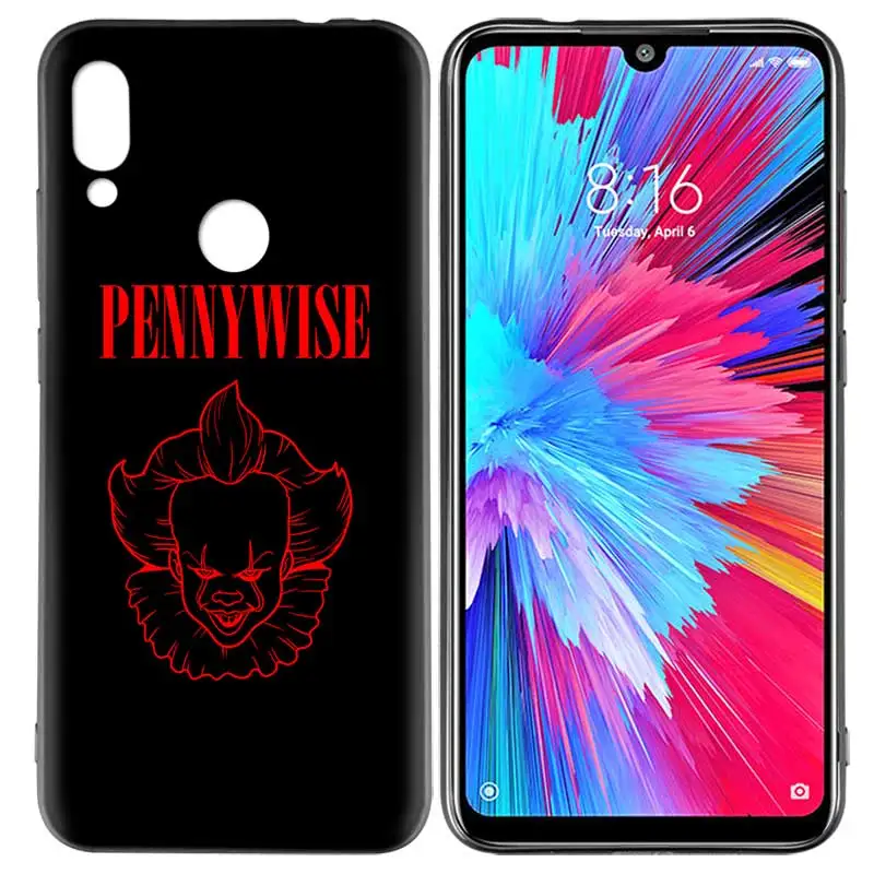 AX-013 Чехол Coque для Xiaomi mi 9 9T A3 Lite Red mi Note 7 K20 CC9e 6 5 7A 6A F1 Pro, чехол для телефона, чехол для телефона, чехол Pennywise Clown Horror - Цвет: AX-013