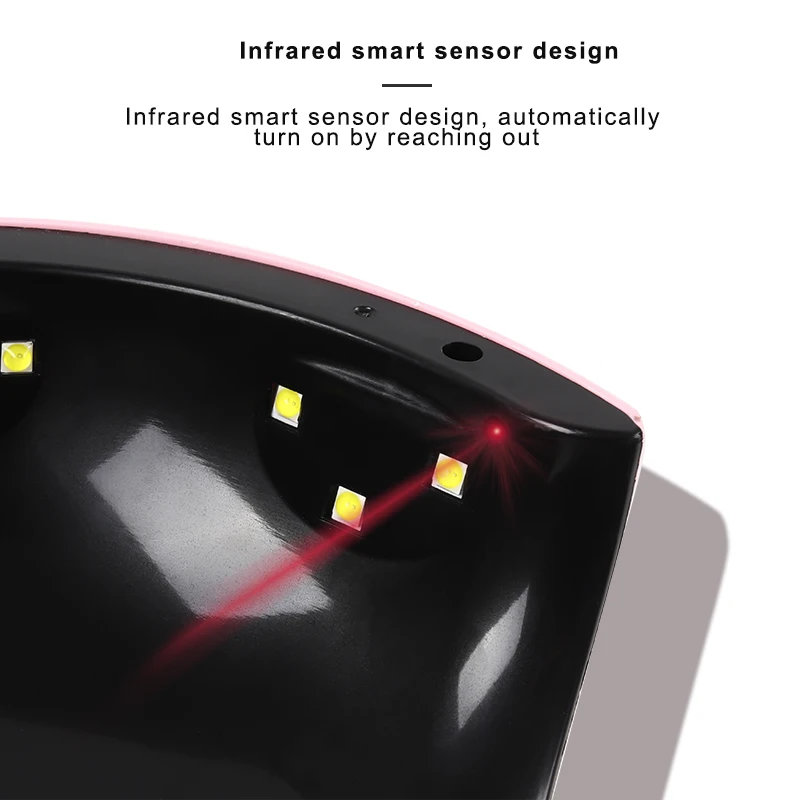 

36W/72W LED Nail Lamp Power UV Light Nail Gel Dryer Lamp USB Interface Intelligent Induction Nail Machine Care Tool A124
