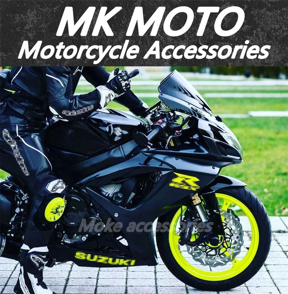 

Motorcycle Fairings Kit Fit For gsxr600/750 2006-2007 Bodywork Set High Quality ABS Injection New None Matte Black