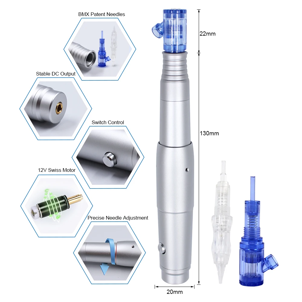 Biomaser Beauty машина для перманентного макияжа микроиглы ручка ухода за кожей 36 нано