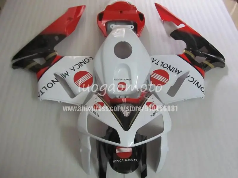 

red white black Fairings kit for HONDA CBR600RR F5 2003 2004 injection Motorcycle Bodywork for CBR600RR F5 03 04