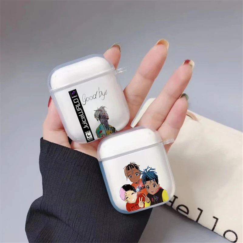 Сок Wrld смерти гонка за любовь чехол для Apple airpods s 1 2 Чистый Мягкий Чехол музыки