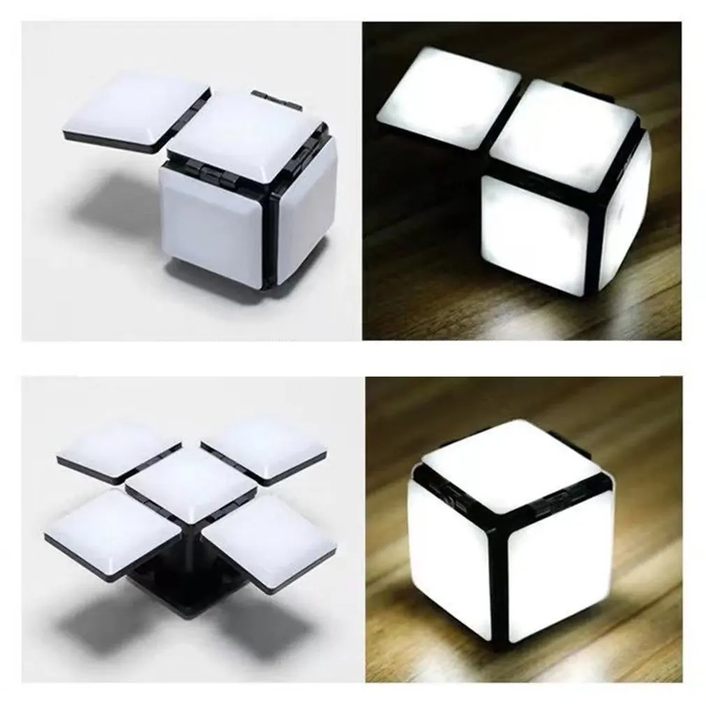

New Arrival Environmental Protection Cube Energy Saving Lamp Fully Adjustable Light Panels with USB Magic Lamp