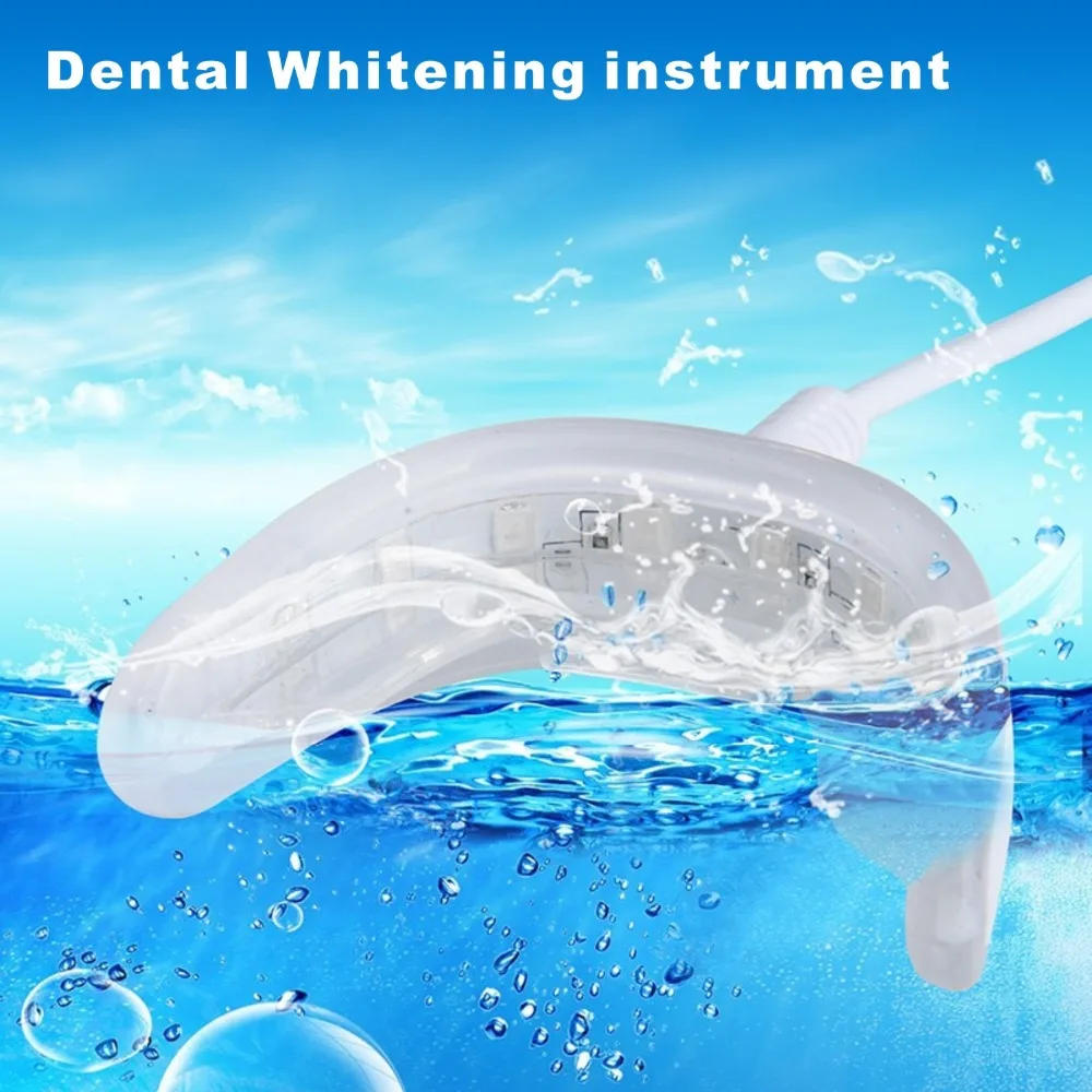 

Portable Smart Cold Blue light LED Tooth Whitener Device Dental Whitening Kit 4 USB Ports For Android IOS Teeth Bleaching