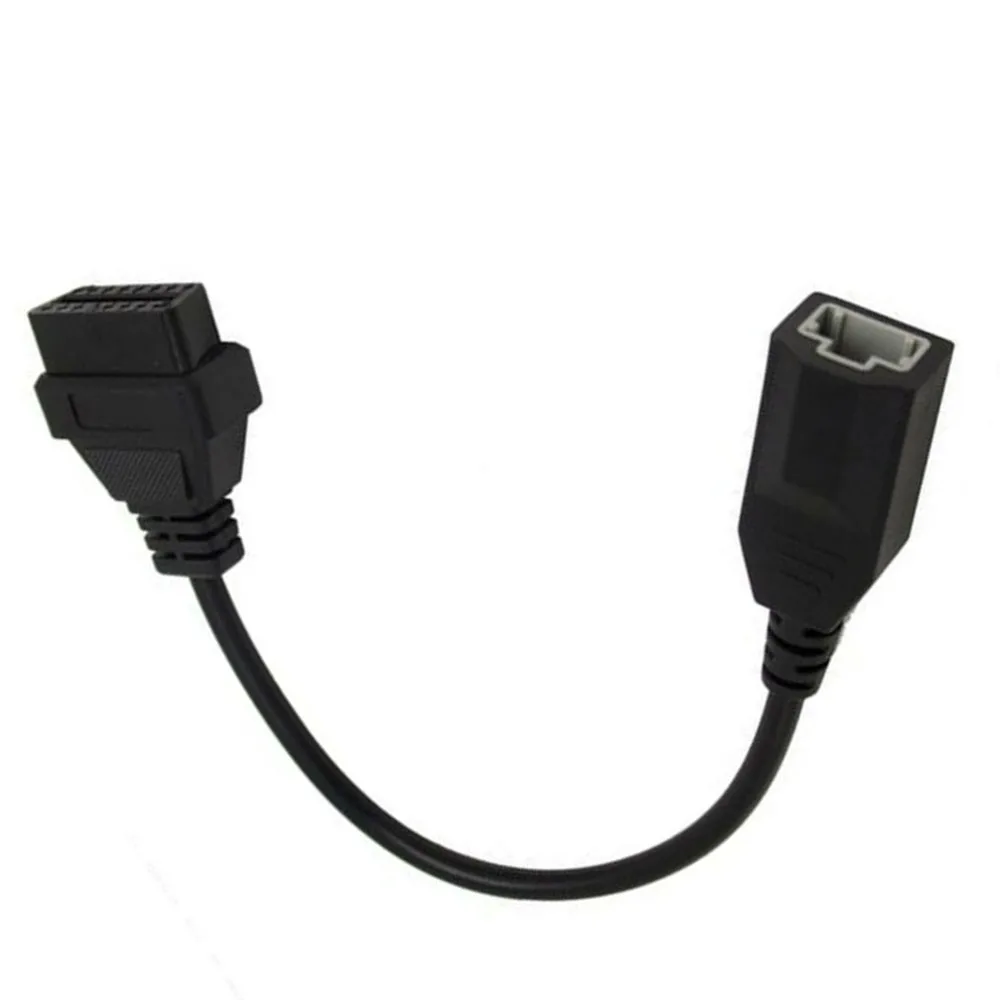 

Connection Adapter Cable Black Replacement OBD 16Pin Adapter For Honda