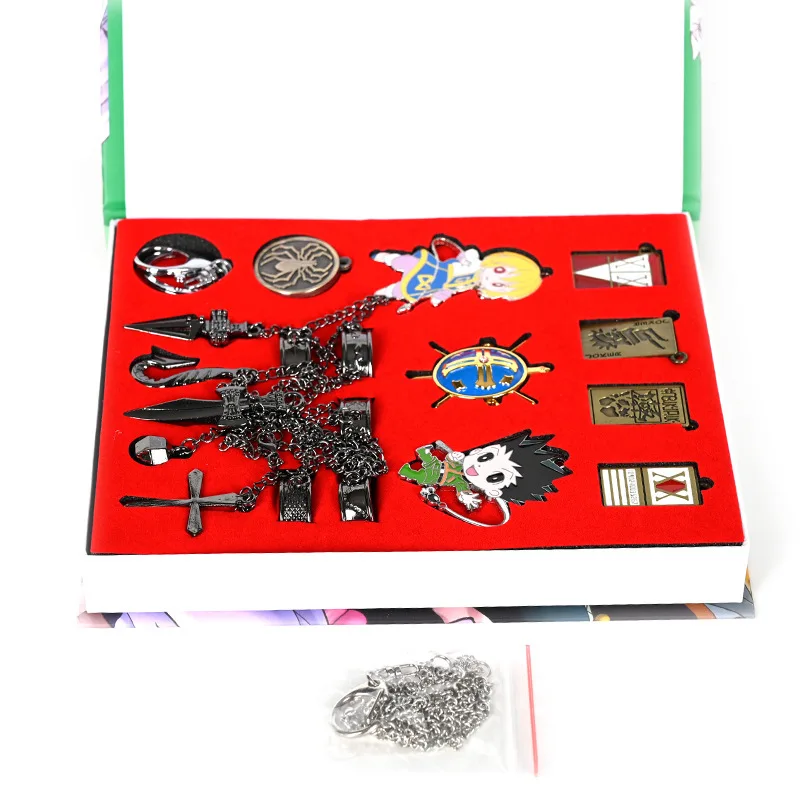 Аниме Охотник на Х Костюм Гон Фрикс Курапика Пять Пальцев Цепь Косплей Брелок-холдер Подвеска Украшения Подарки.