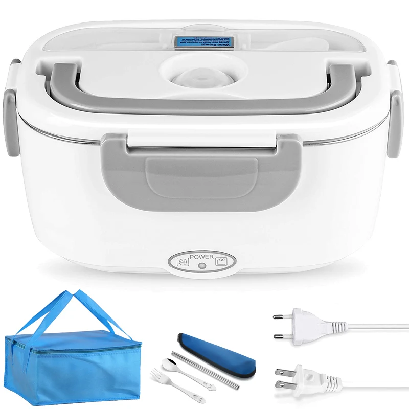 

Stainless Steel Electric Heater Lunch Box Food Warmer Heating Container 220V 110V 12V 24V Car Picnic Camping School Lunchbox Set