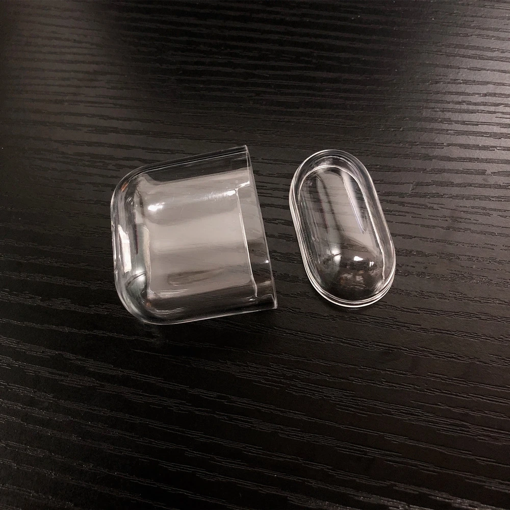 Прозрачный чехол для беспроводных наушников Apple AirPods 1 2 Жесткий Чехол ПК