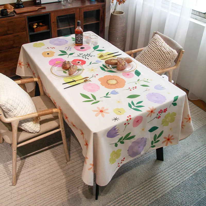 скатерть водостойкая стол обеденный Современная и простая Декоративная