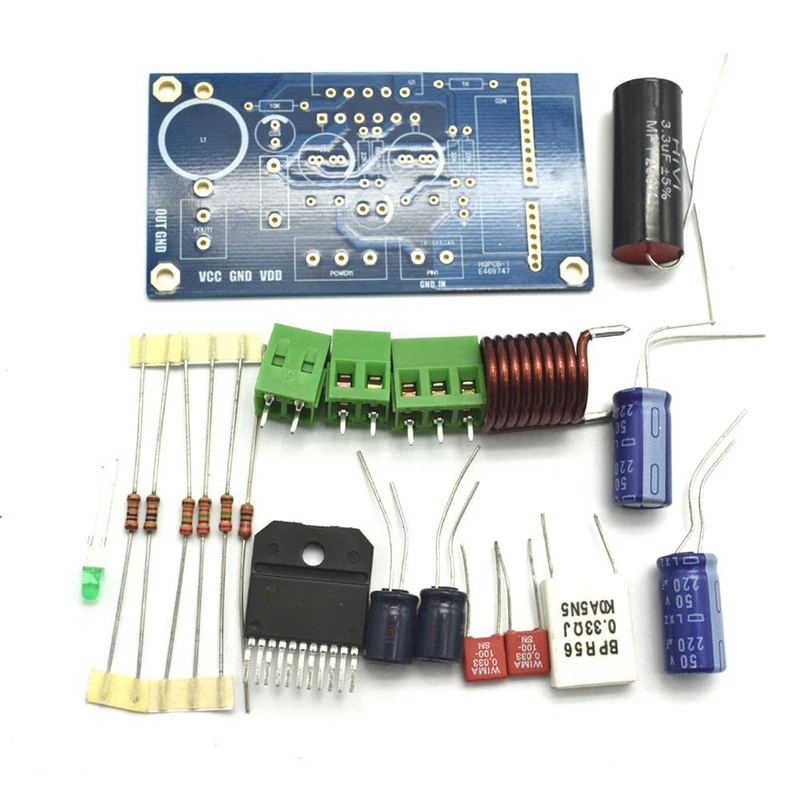 

1Pcs Lm3886 Tf Mono Power Amplifier Board 60W Diy Kit Parallel Classic Circuit Latest Gc Version