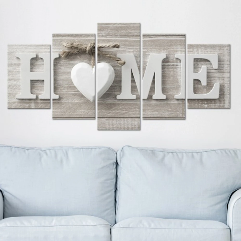

Creative Canvas Print Painting Art decor 1 set Canvas Print Painting Love Heart