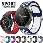 Ремешок силиконовый для Huawei gt 2 ProHonor Watch GS Pro, сменный спортивный браслет для наручных часов, 22 мм