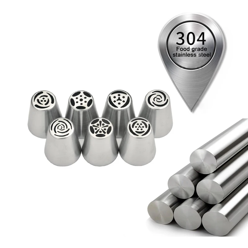 18 шт. Кондитерские насадки для из нержавеющей стали обледенение на русском с