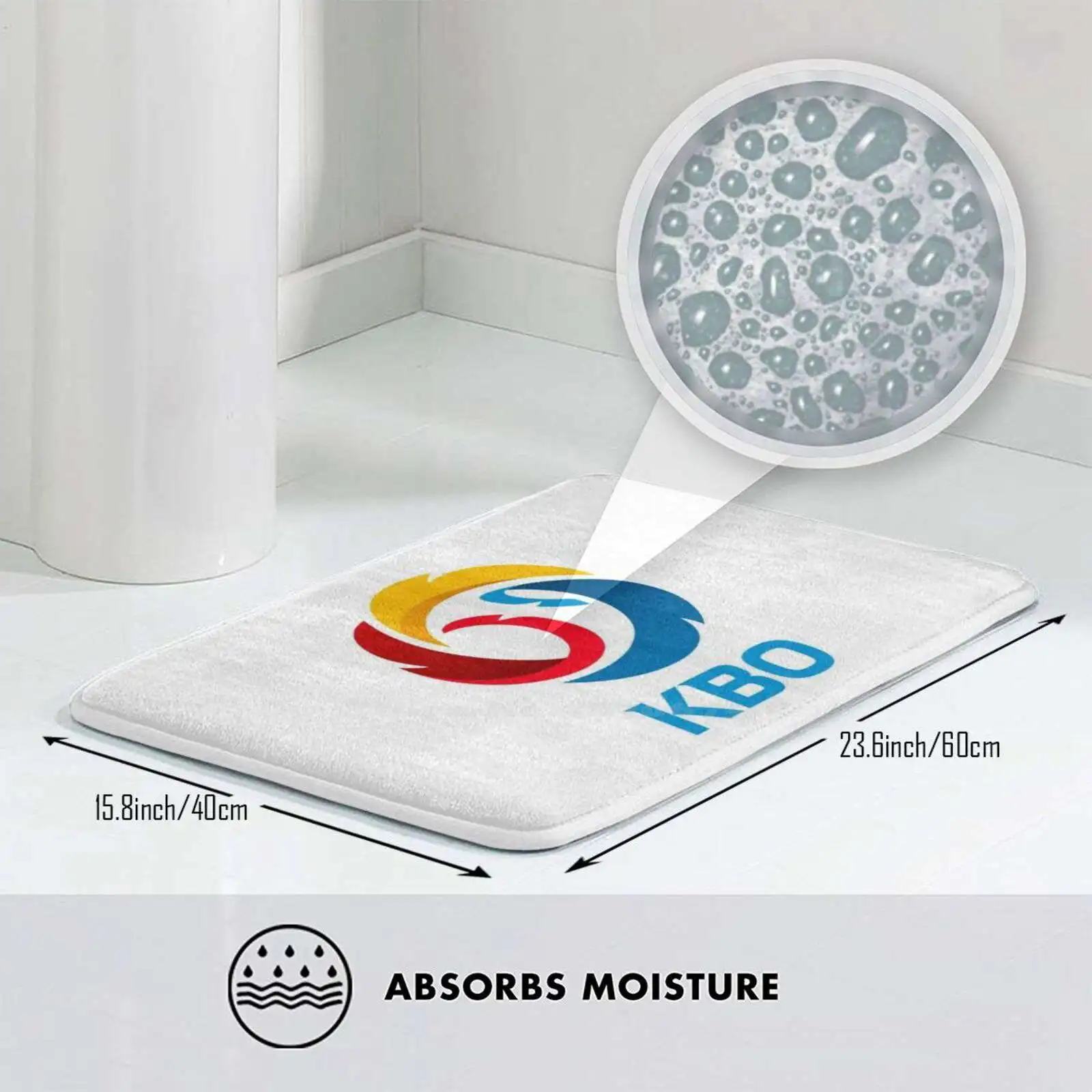 Корейский мягкий Противоскользящий коврик с логотипом Kbo для семьи ковер Hanwha Daejeon