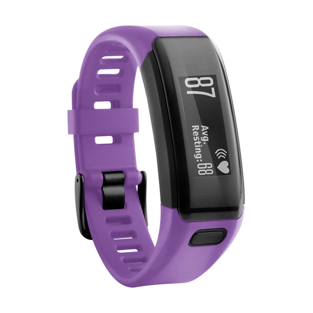 Замена совместимых полос для Garmin Vivosmart HR с металлической пряжкой фитнес-браслет ремешок пот и водостойкий браслет