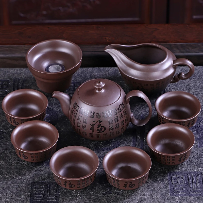 

Japanese Simple Tea Set Teapot Teacup Kungfu Luxury Gift Box Tea Set Kitchen Dining Bar Juego De Te Teaware Sets DI50CT
