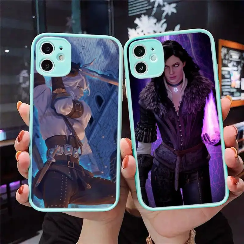 

Ciri Wizard Wolf beauty cool girl Phone Case Matte Transparent for iPhone 7 8 11 12 s mini pro X XS XR MAX Plus cover funda