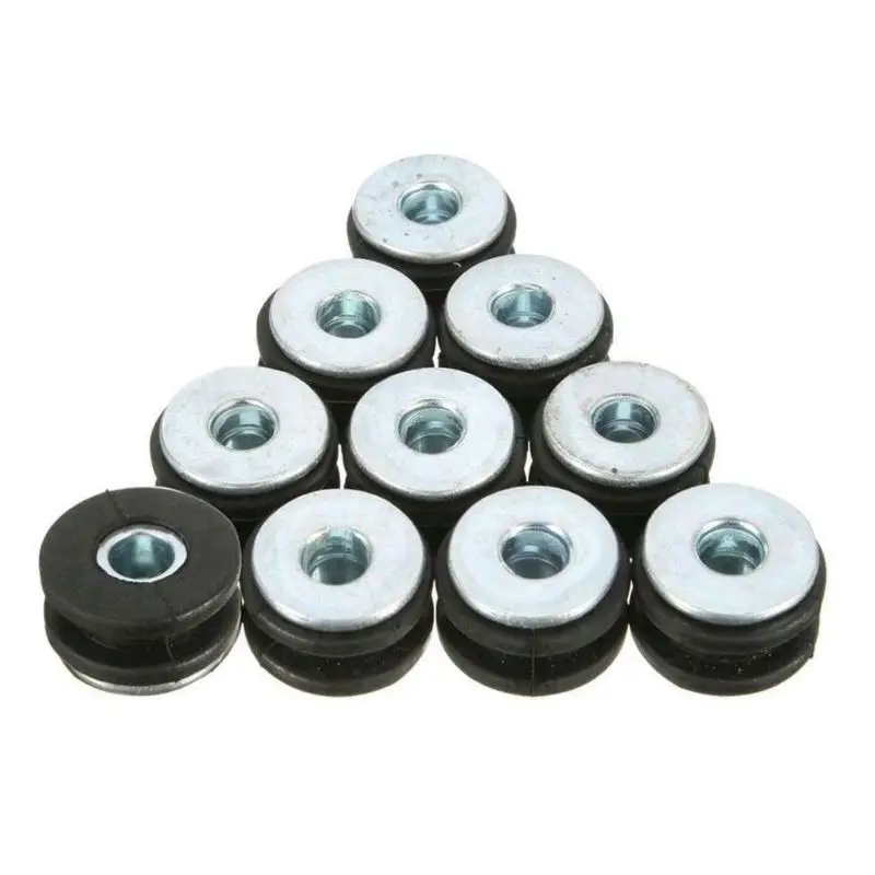 

2021 New 10Pcs Motorcycle M6 Rubber Grommets Bolt Pressure Relief Cushion Kit Replacement